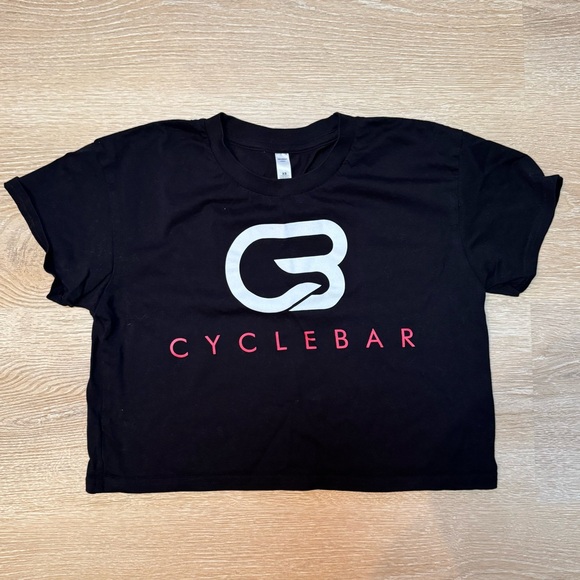 CycleBar Crop Short Sleeve Top - Picture 3 of 4